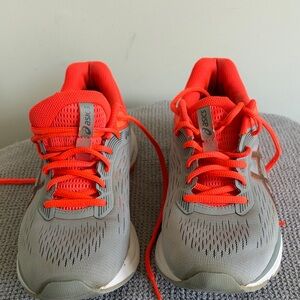 ASICS Sneakers - Gray and Orange